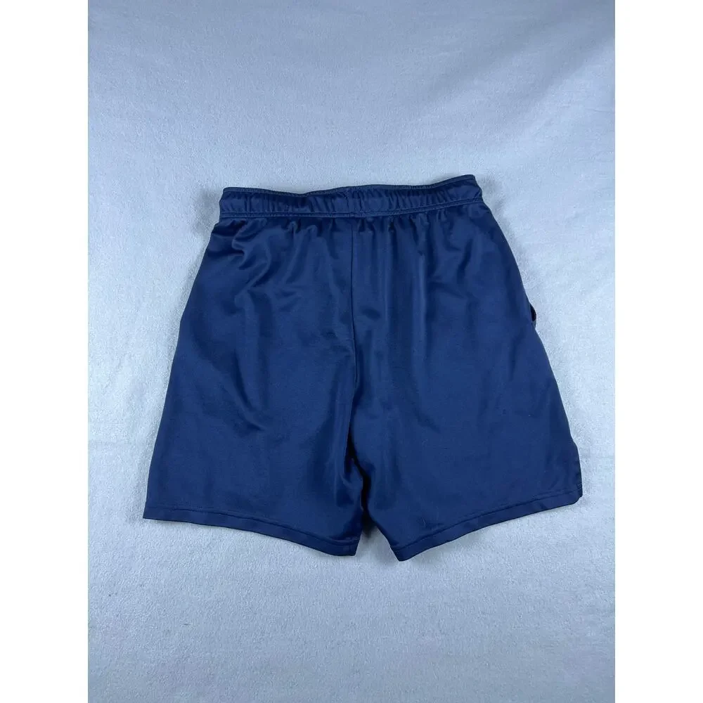 Nike Dri-Fit Shorts Mens S Blue Elastic Waist Swoosh Athletic Workout Training